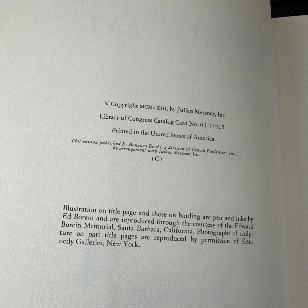The Book of the American West Edited by Jay‎ Monaghan 1963 Hardback DJ 1st Ed